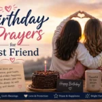 Birthday Prayers for Best Friend