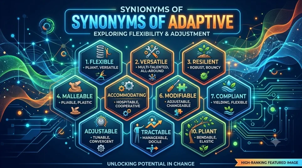 Synonyms of Adaptive