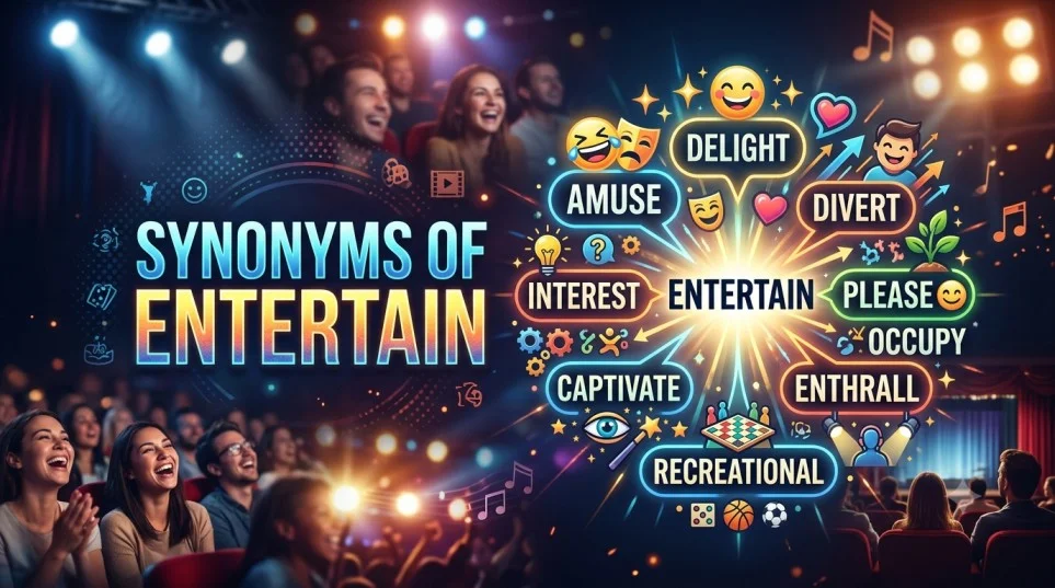 Synonyms of Entertain