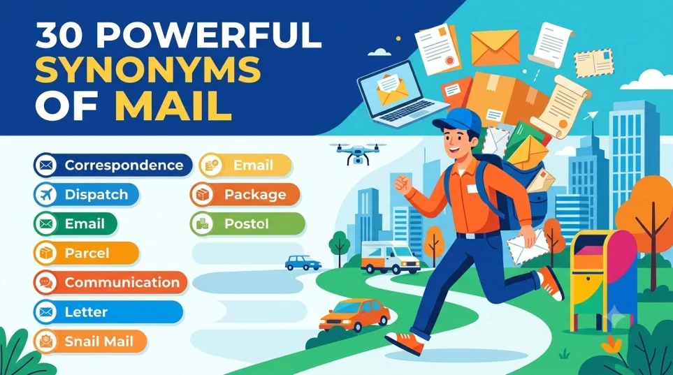 Synonyms of Mail