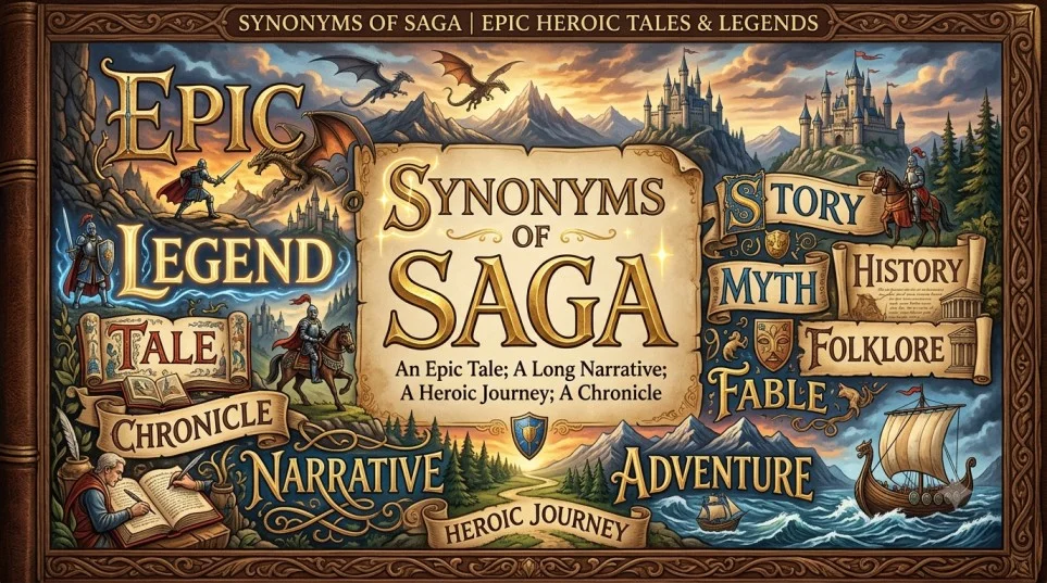 Synonyms of Saga