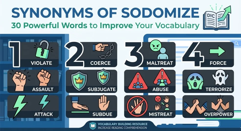 Synonyms of Sodomize