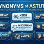 Synonyms of Astute