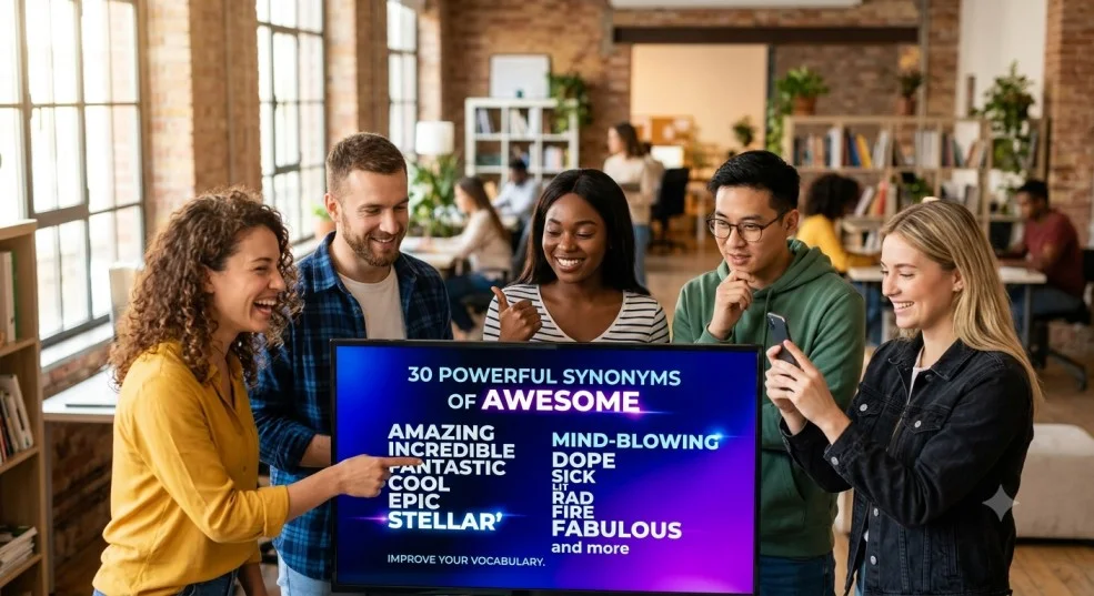 Synonyms of Awesome Slang