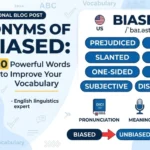 Synonyms of Biased