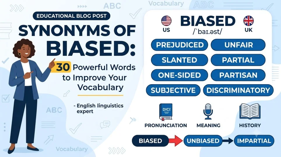 Synonyms of Biased