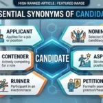 Synonyms of Candidate
