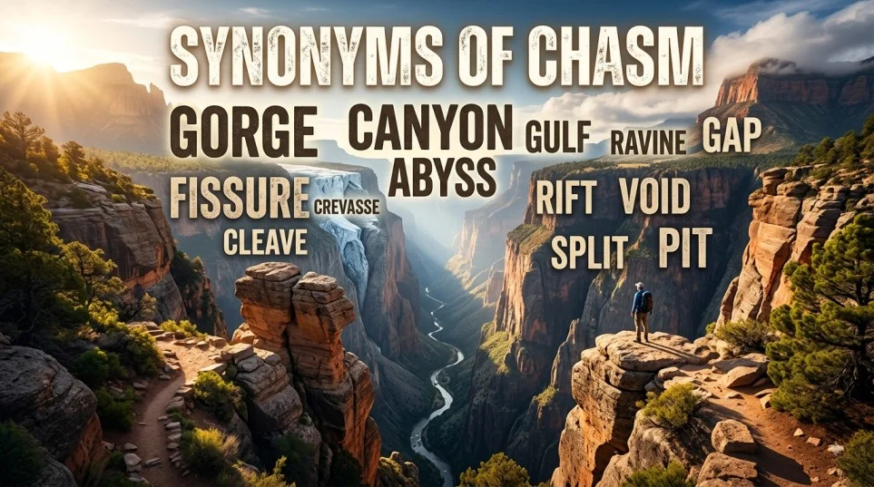 Synonyms of Chasm