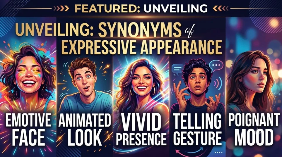 Synonyms of Expressive Appearance