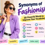 Synonyms of Fashionist