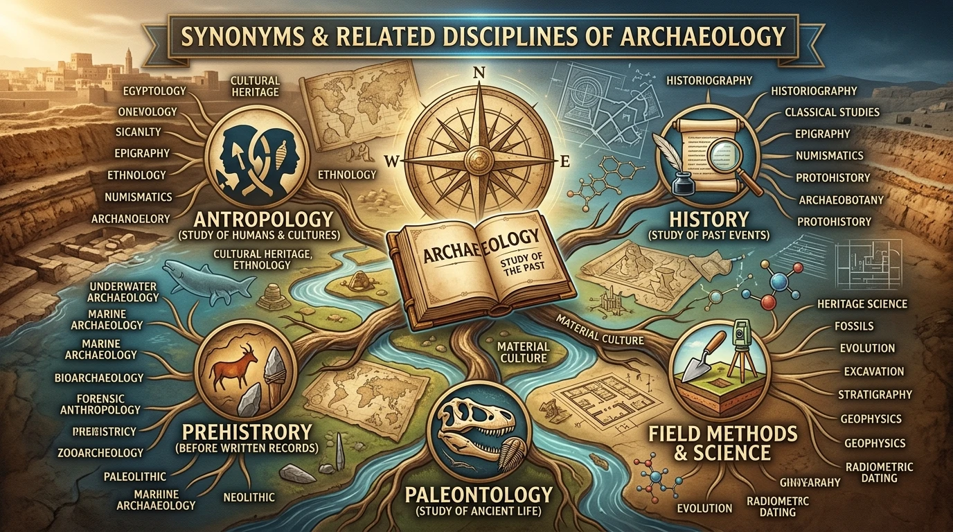 Synonyms of Archaeology