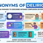 Synonyms of Delirious