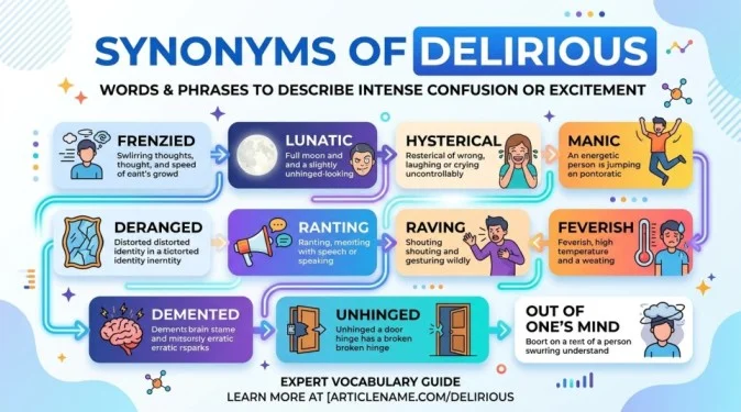 Synonyms of Delirious
