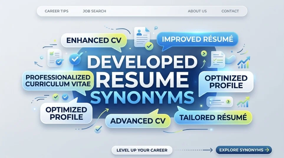 Synonyms of Developed