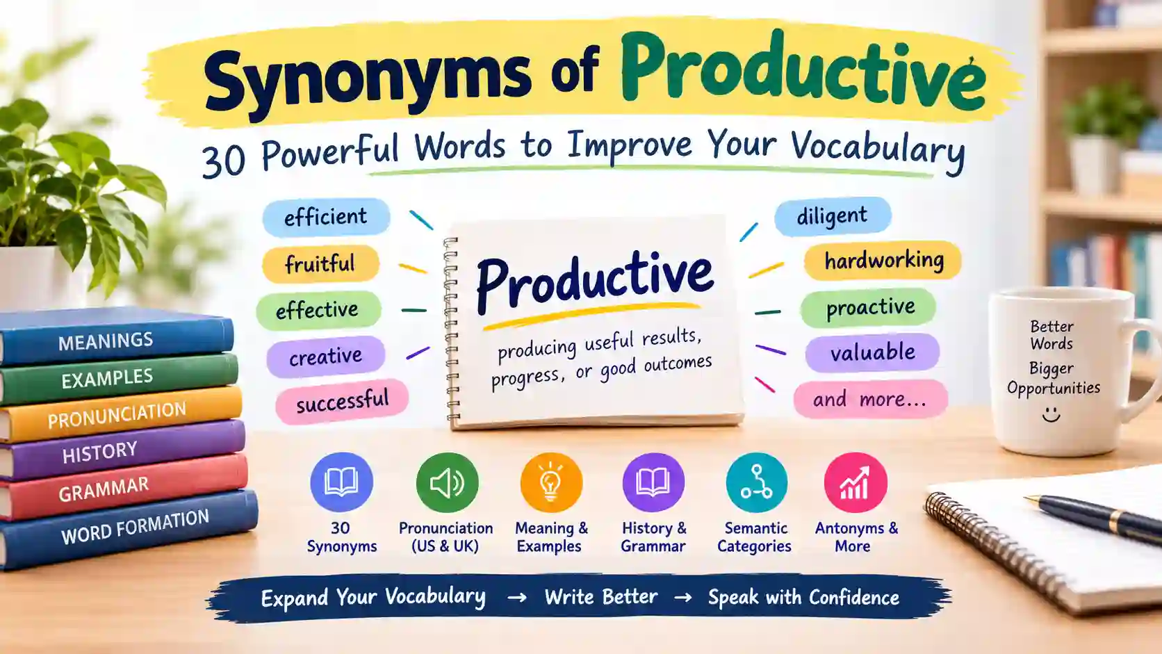 Synonyms of Productive
