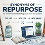 Synonyms of Repurpose